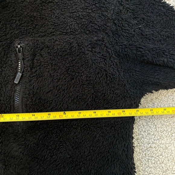 PINK Victoria’s Secret Black Sherpa Half Zip Fleece Sweater - Picture 14 of 15